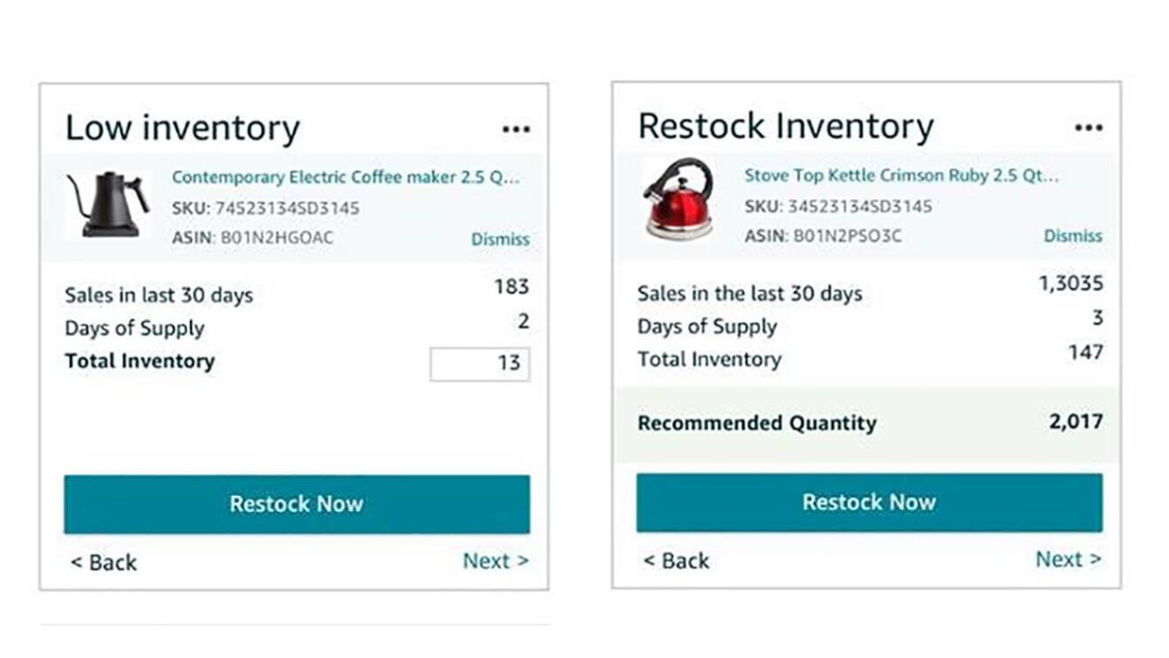 Amazon provides tools and resources for SMBs to manage inventory, understand customers, and more.