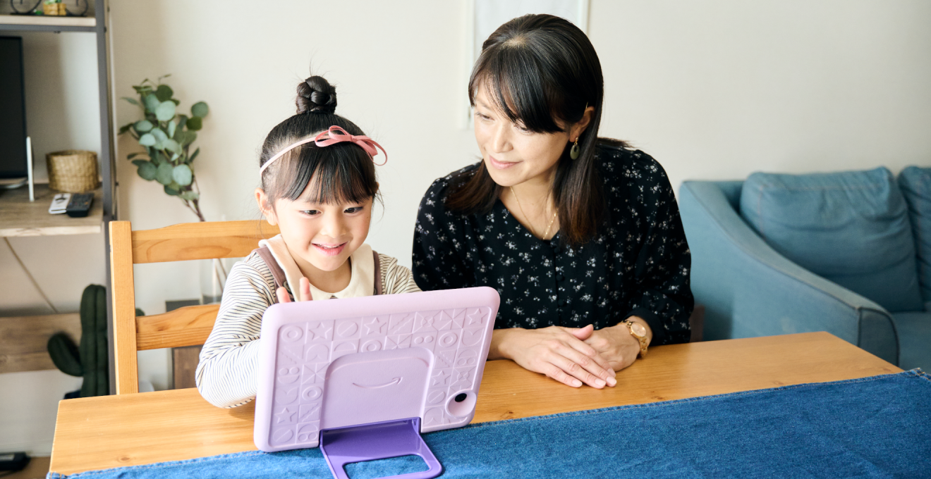 Amazon Kids+の豊富なコンテンツとFireキッズモデルで子どもの「創作」意欲を刺激し、親子時間をさらに充実させよう