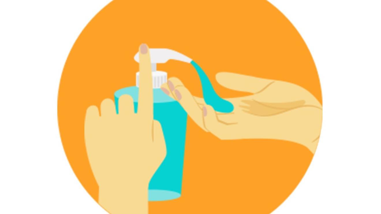 graphic depicting Hand wash