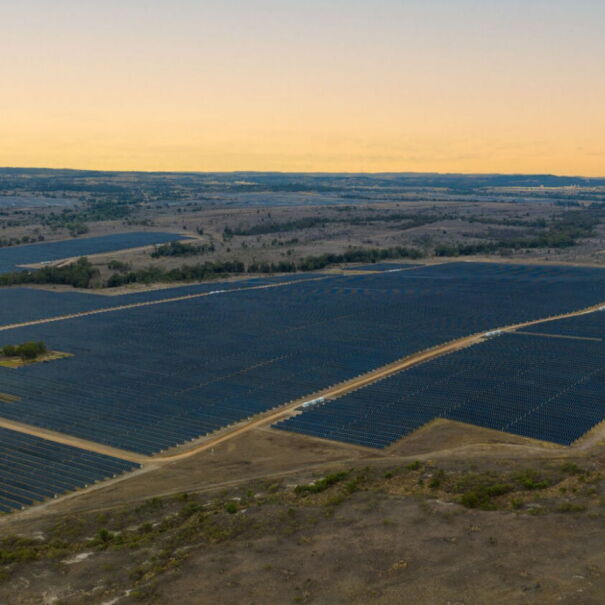 Operational solar farm