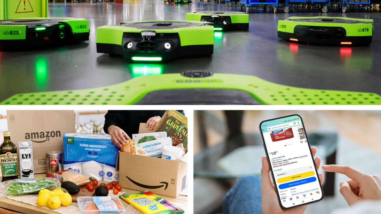 Amazon announces new robotics, faster delivery expansion in Europe, and $1 billion in employee upskilling