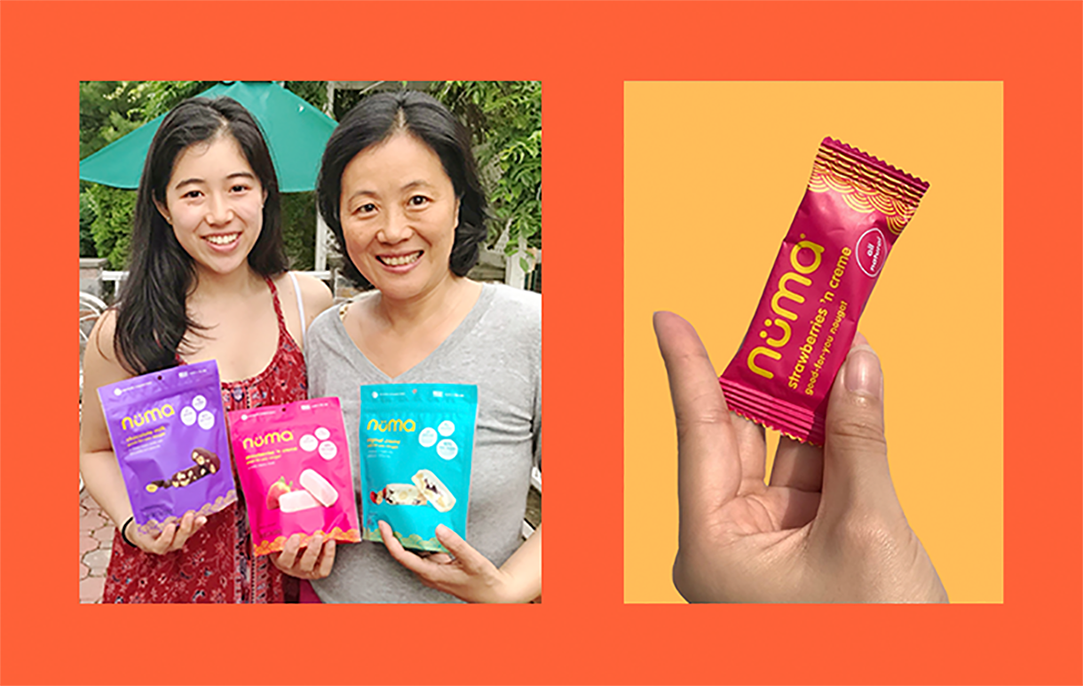 Woman seller and her product, as featured on Amazon marketplace