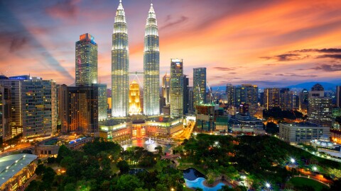 AWS Malaysia Launch Photo showing a view of Malaysia's skyline