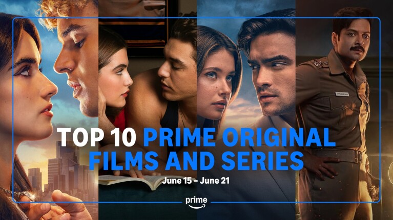 Promotional collage for Prime streaming service highlighting featured films and series for week of June 15-21