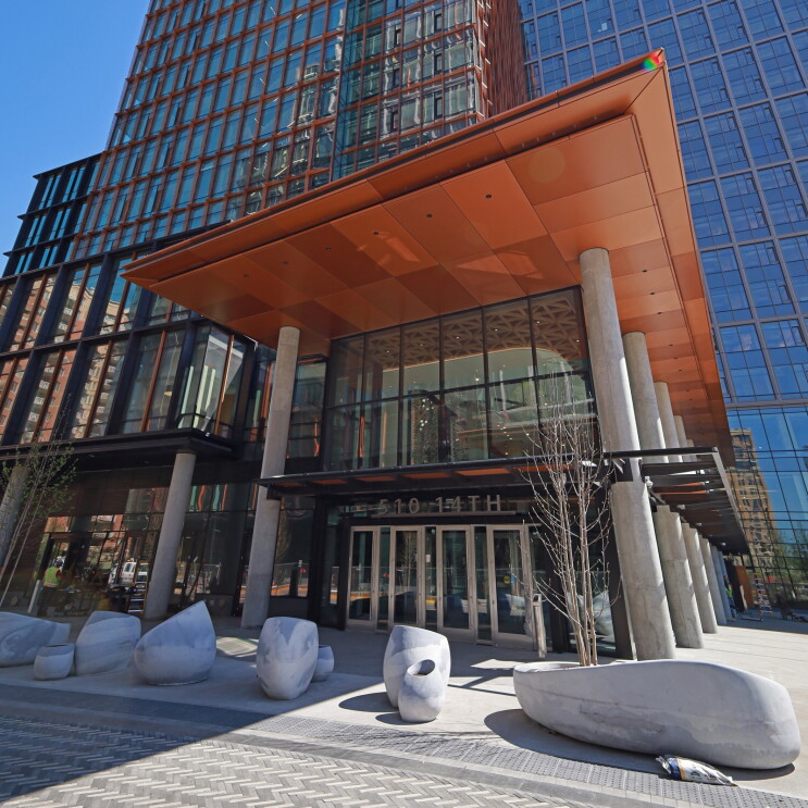 An image of an Amazon building in Arlington. 