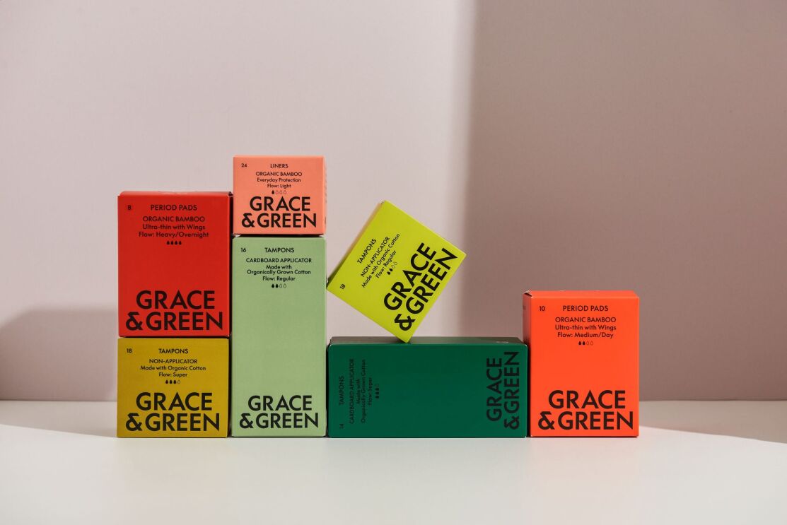 Grace and Green product range