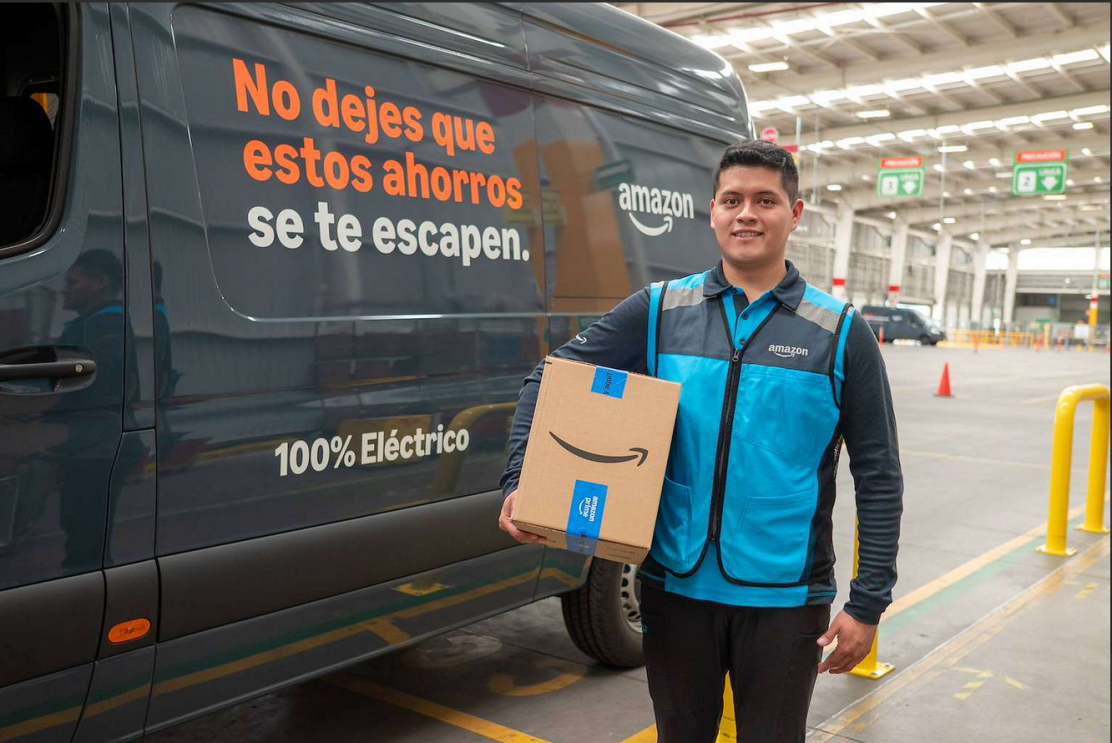 Repartidor viendo hacia la EV