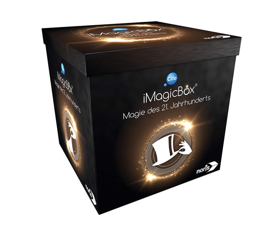 Abbildung des Spiels iMagicBox von Noris, erhältlich auf Amazon.de.