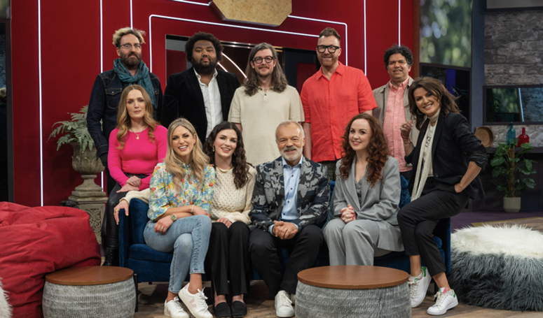 LOL cast with host Graham Norton