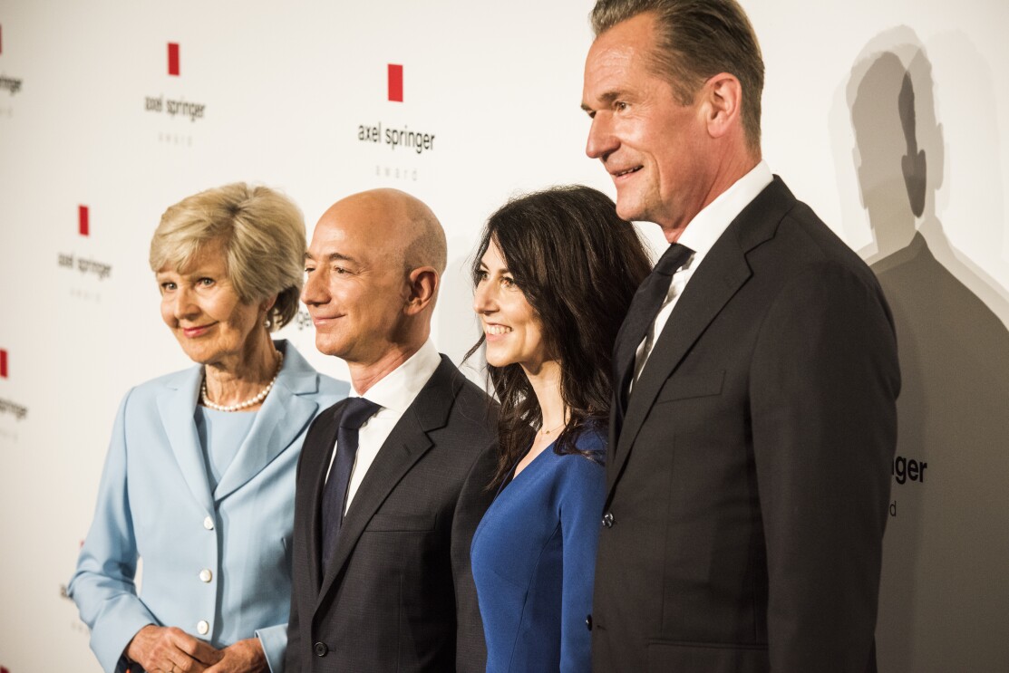 Jeff Bezos erhält den Axel Springer Award für Innovation