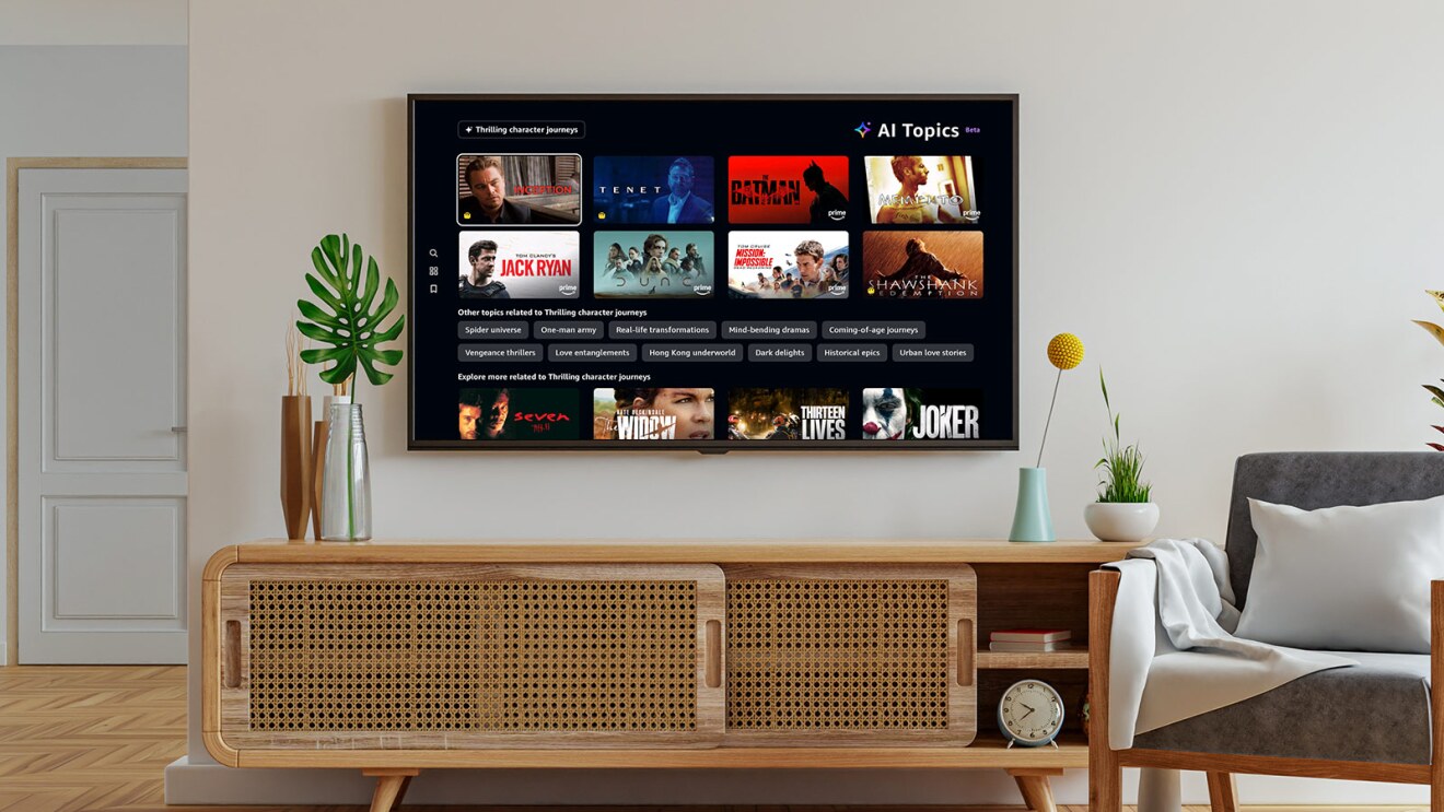 AI Topics on Prime Video Streaming service
