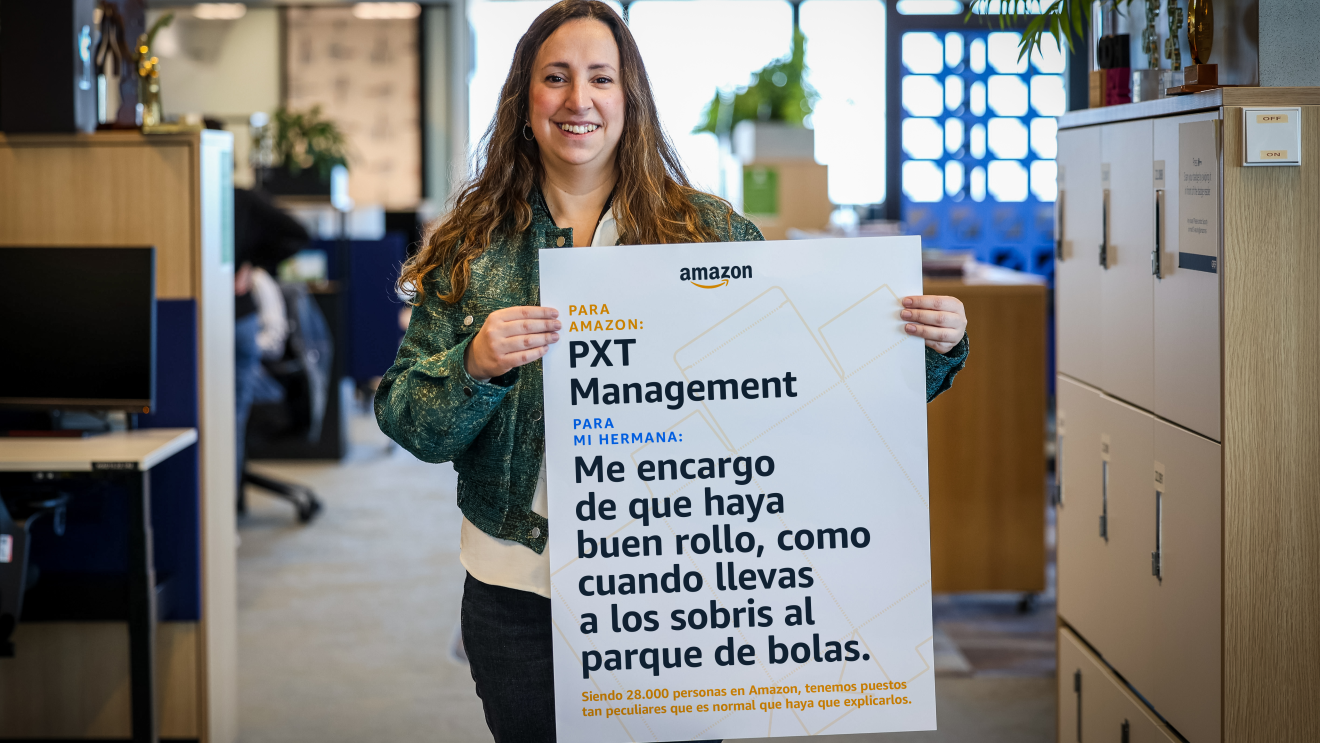 Foto de empleados de Amazon