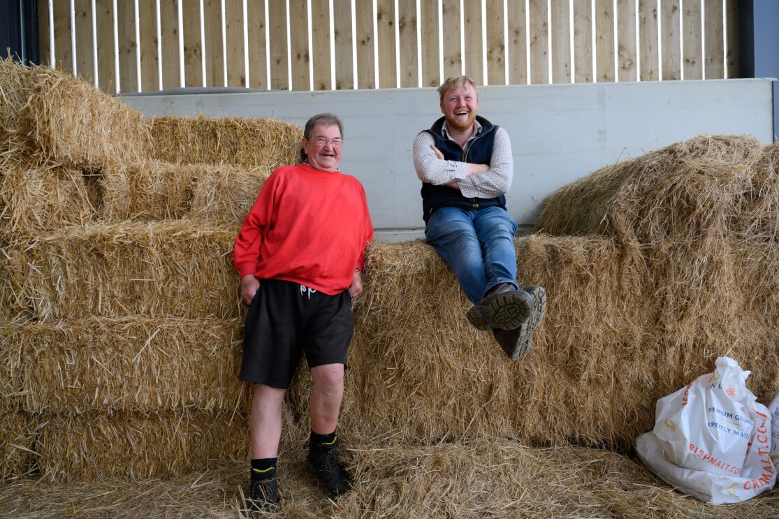 Gerald and Kaleb in Clarkson's Farm series 4