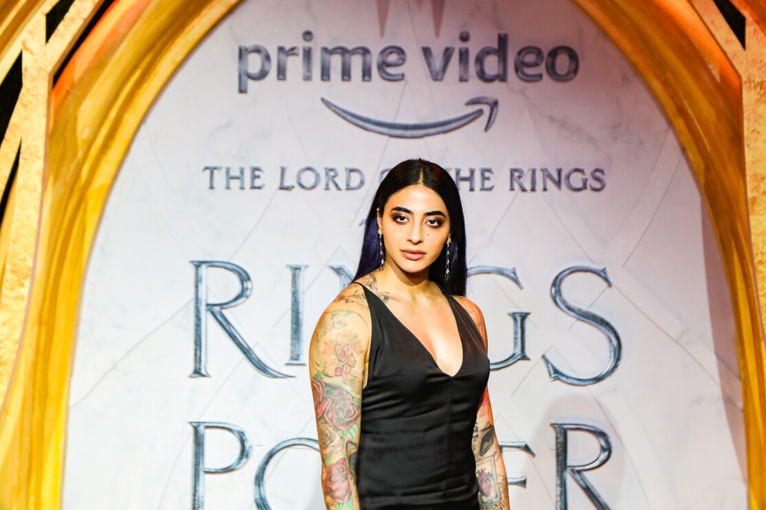 Actor and VJ Bani J at the premiere.