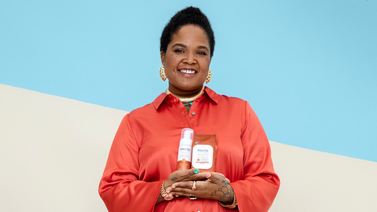 A photo of Bea Dixon, CEO and co-founder of The Honey Pot Company.