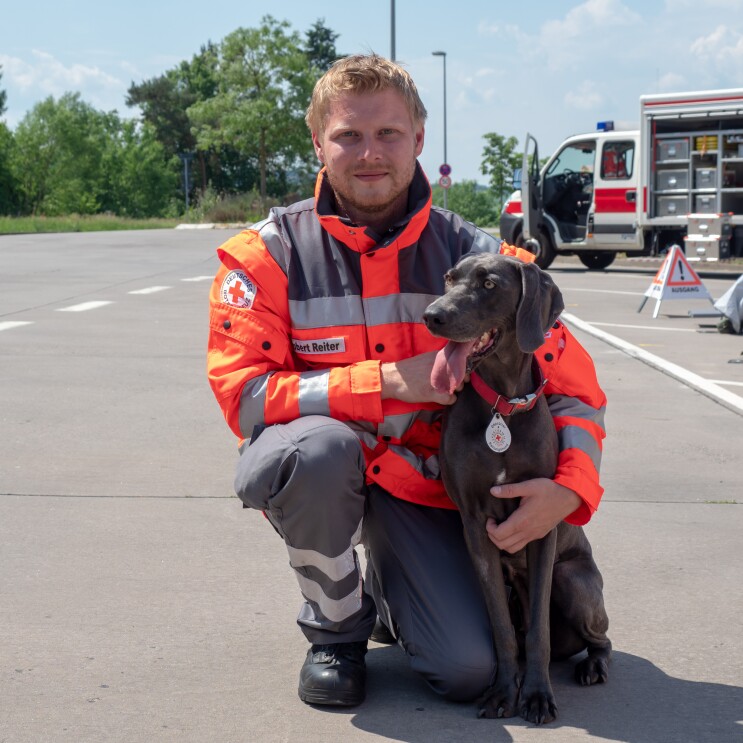 Robert Reiter mit Mali