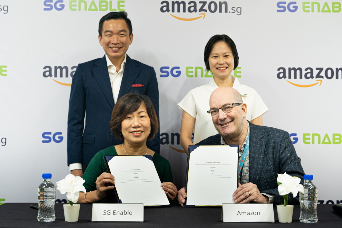 MoU Signing between Amazon.sg and SG Enable