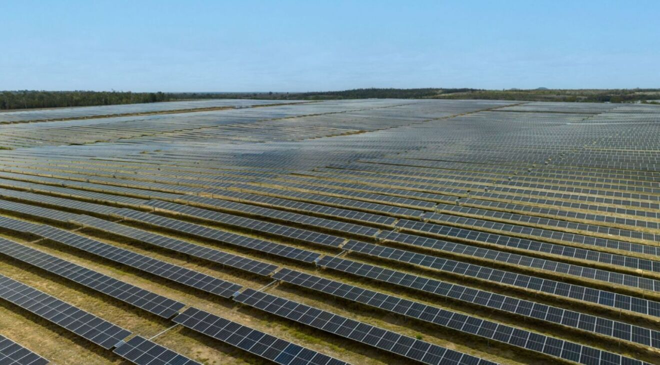 A solar farm in Australia.