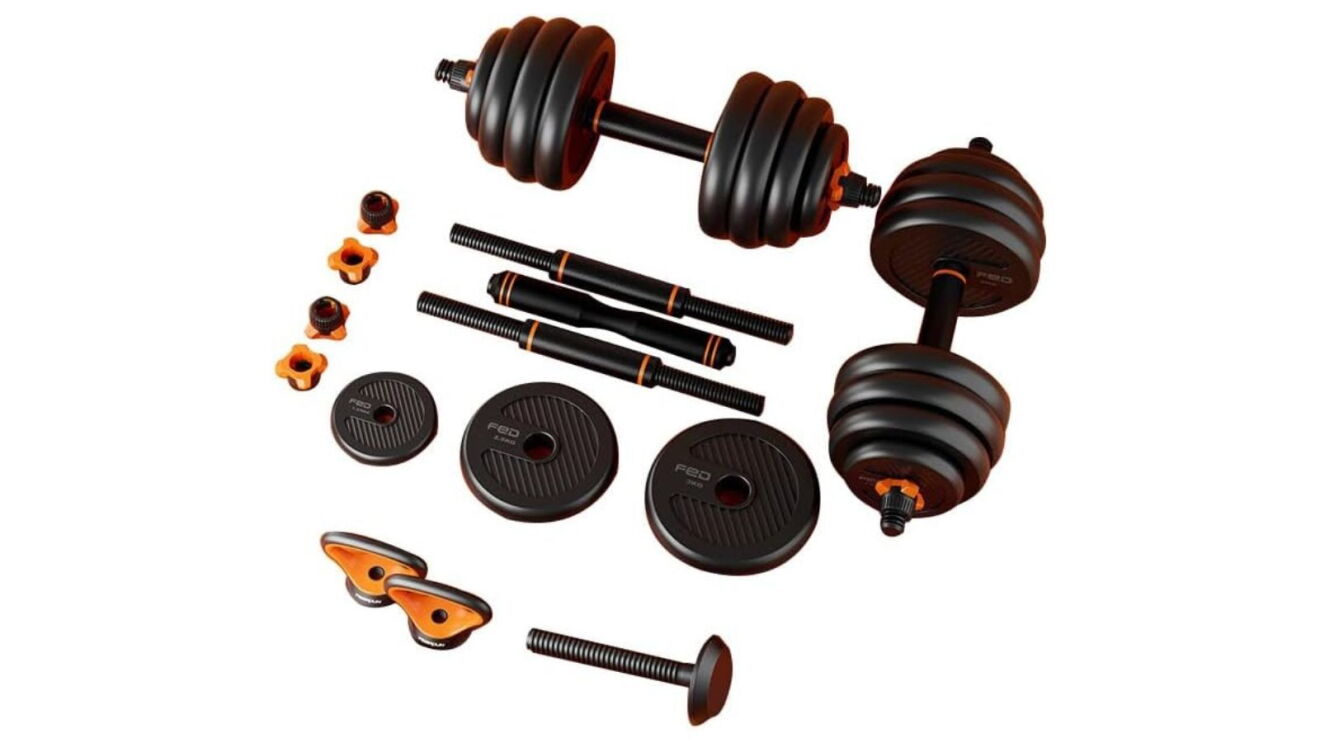 SPUZZO 20kg dumbbell weight set