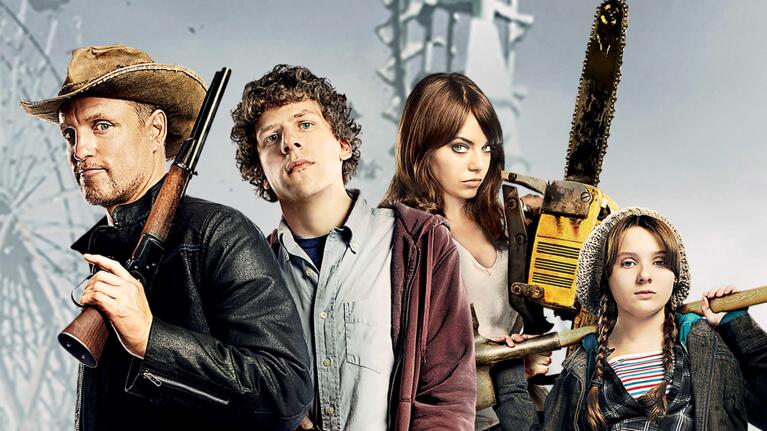 Die Charaktere von Zombieland. 