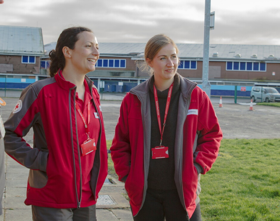 British Red Cross female employees