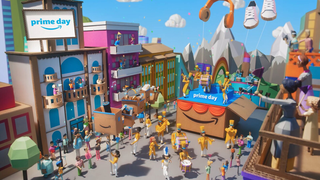 Still from an Amazon Prime Day advertisement