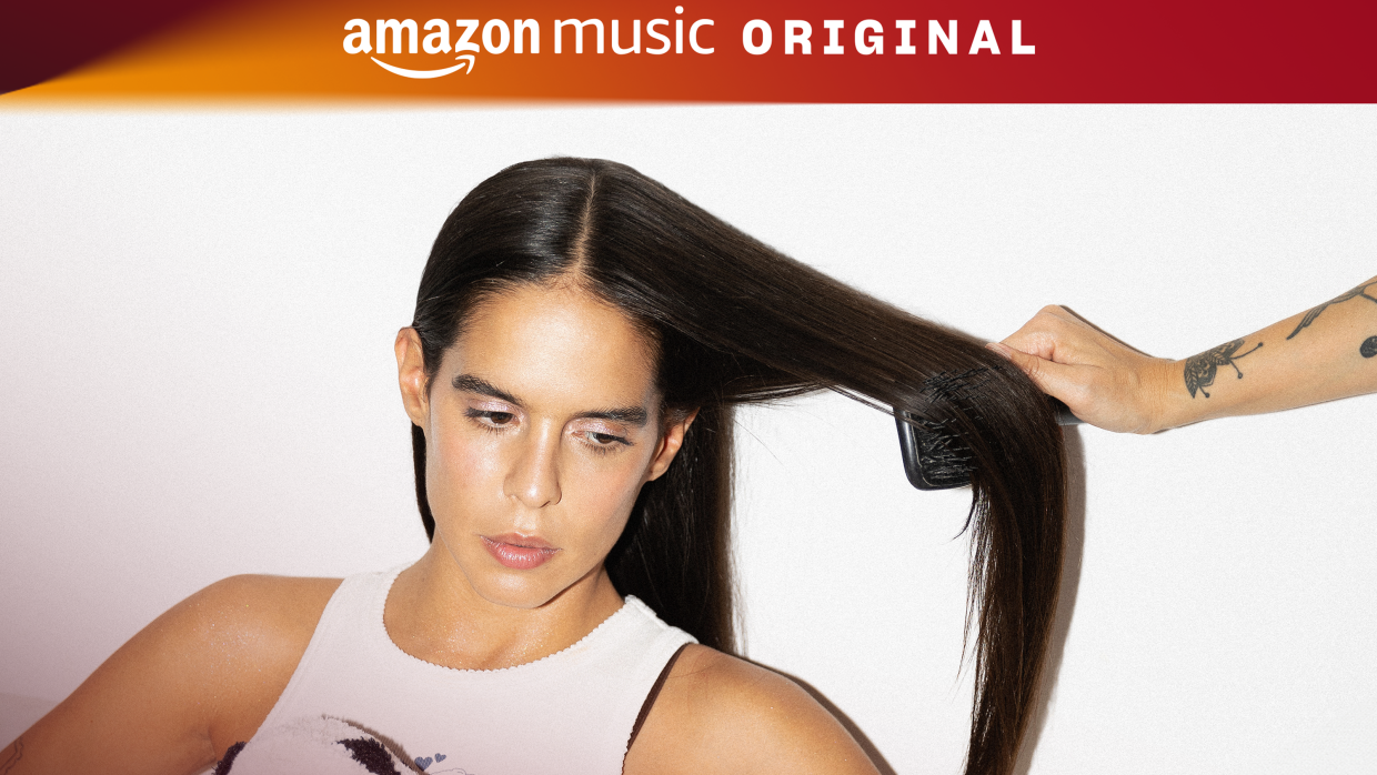 Cartel de Ángeles Toledano para Amazon Music Original