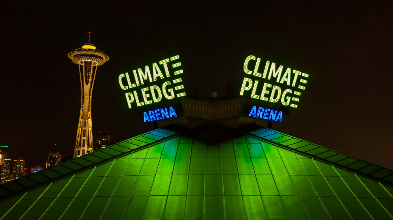 Scenes from the new Climate Pledge Arena