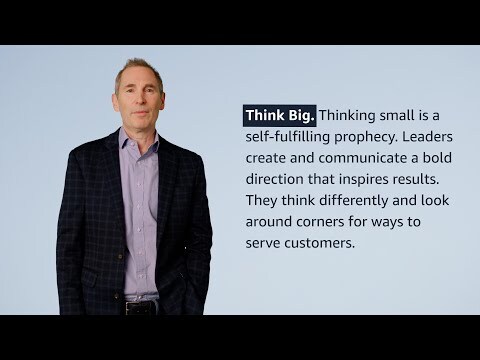 "Think Big" Leadership Principle Explained by Amazon CEO Andy Jassy