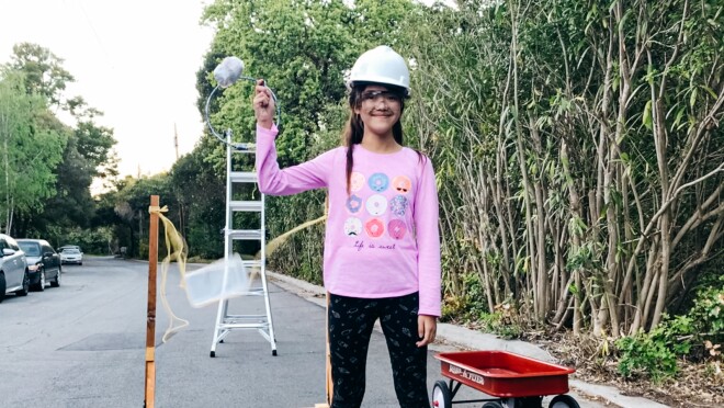 学生参与科技互动的年度科技的挑战。