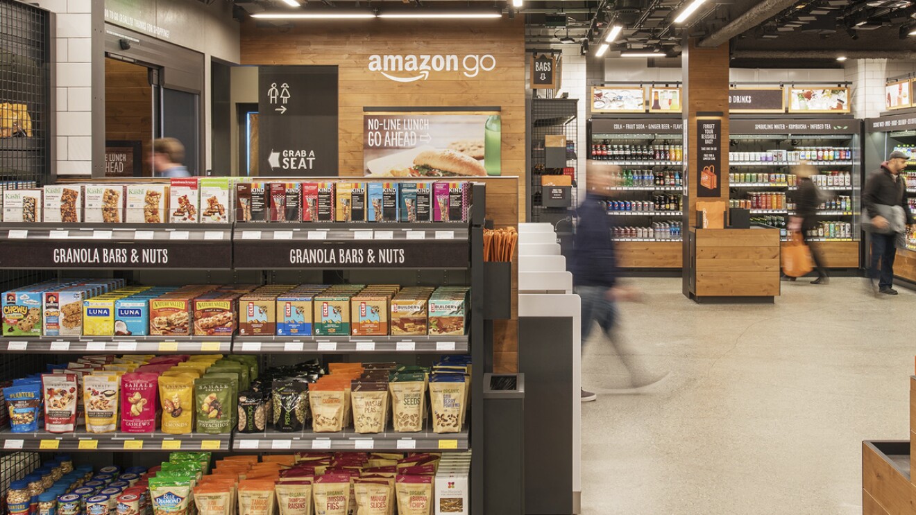 Amazon Go - Interior of store