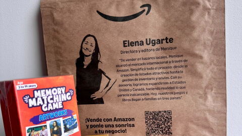 Ponle una Sonrisa a tu negocio, los sobres de entrega de Amazon: Elena Ugarte