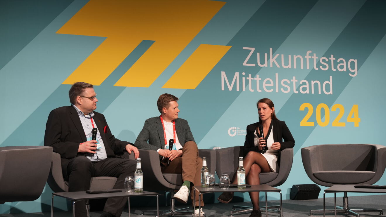 ein Panel beim Zukunftstag Mittelstand 2024