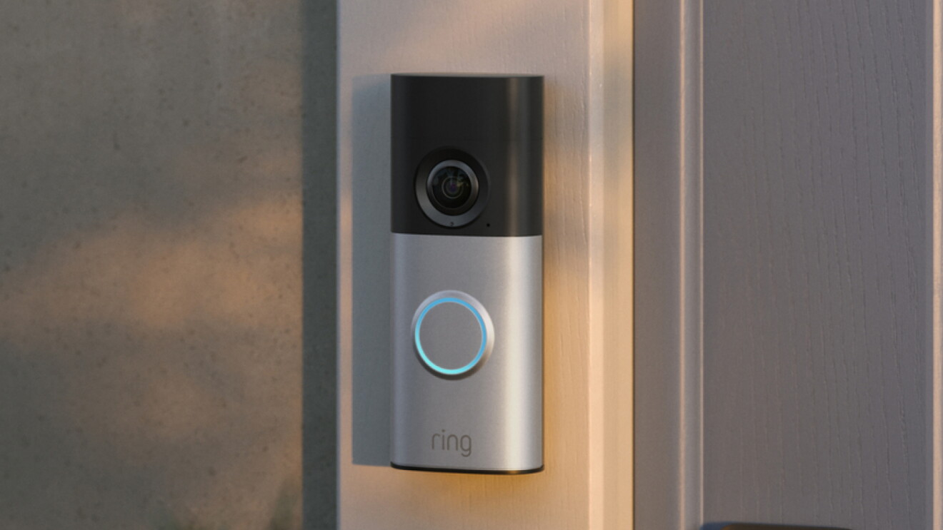 Ring Doorbell Pro Install on a Door Frame Outside. 