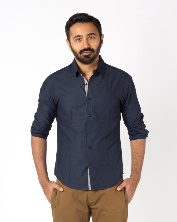 Founder of Ketto Varun Sheth poses for a pic.
