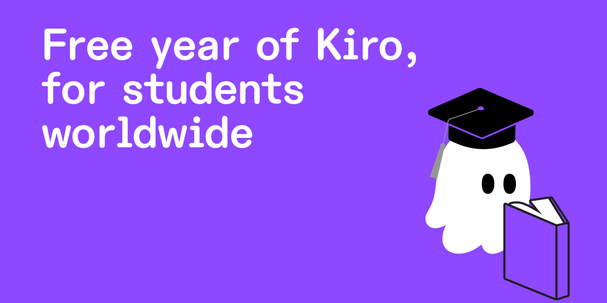 Millions of students can now get access to a free year of Kiro from AWS