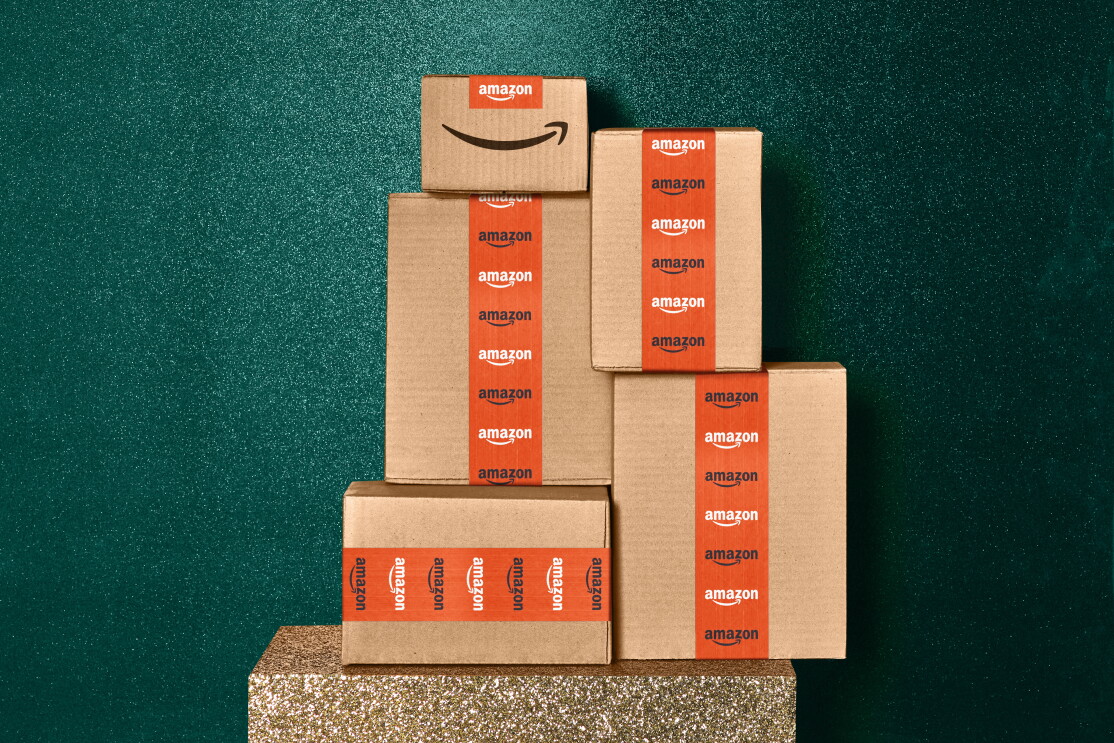 Amazon Black Friday 2023 stacked boxes