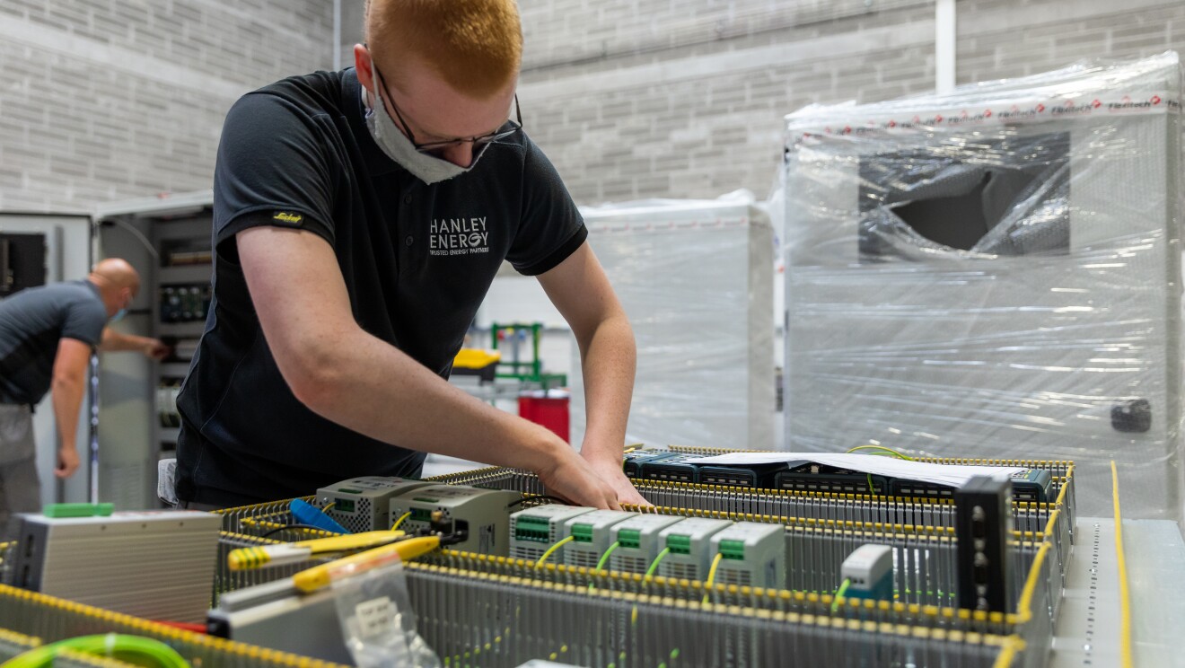 Photos of Hanley Energy employees at work