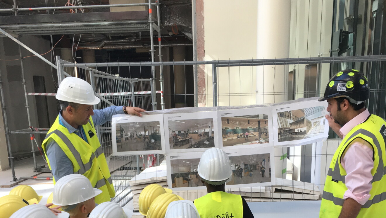 Local school kids touring Amazon's new EU HQ in Luxembourg. 