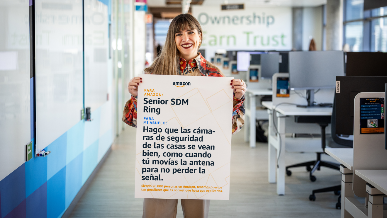 Foto de empleados de Amazon