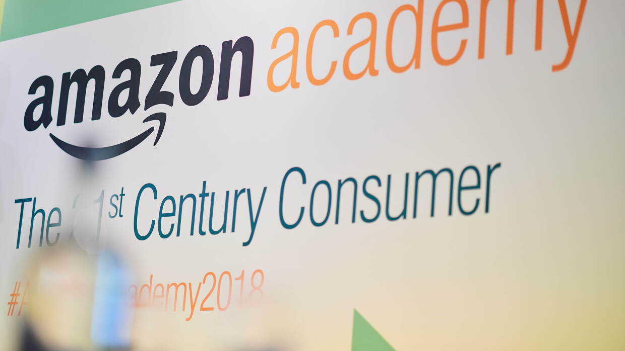 Amazon Academy 2018 logo image. 