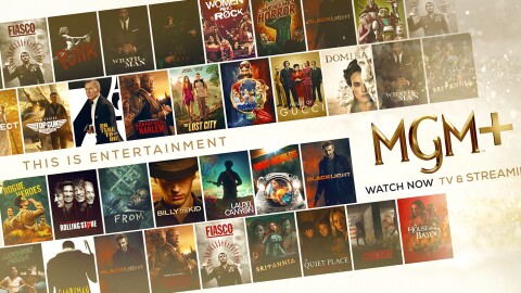新电影的封面艺术和EPIX重塑品牌后MGM plus上的节目。