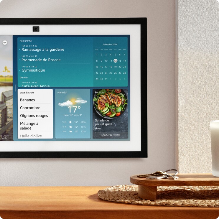Télévision de cuisine intelligente et centre de divertissement audio