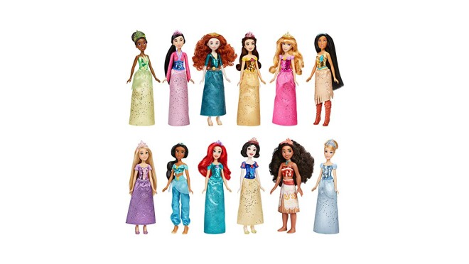 在亚马逊上可以买到的迪士尼公主玩偶系列的产品图片