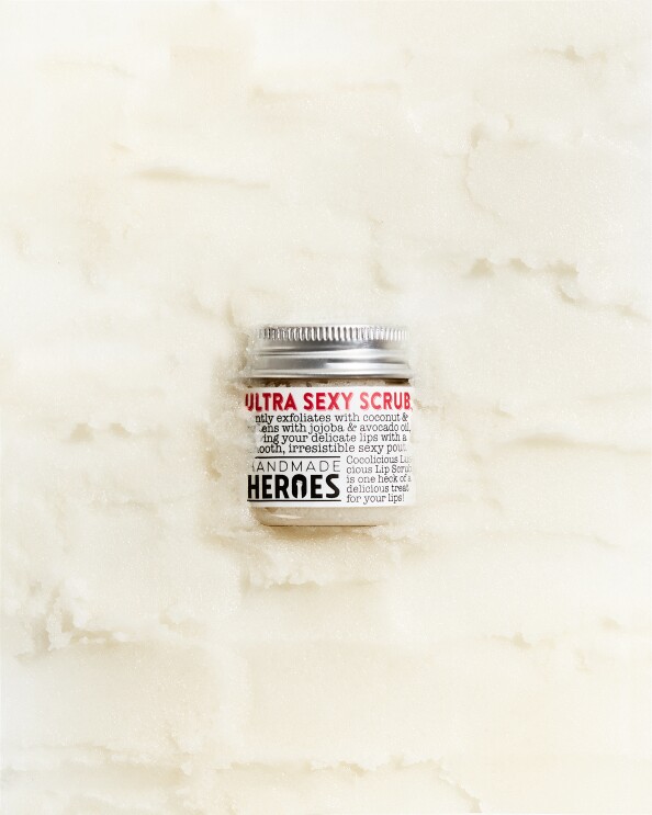 Handmade Heroes lip scrub