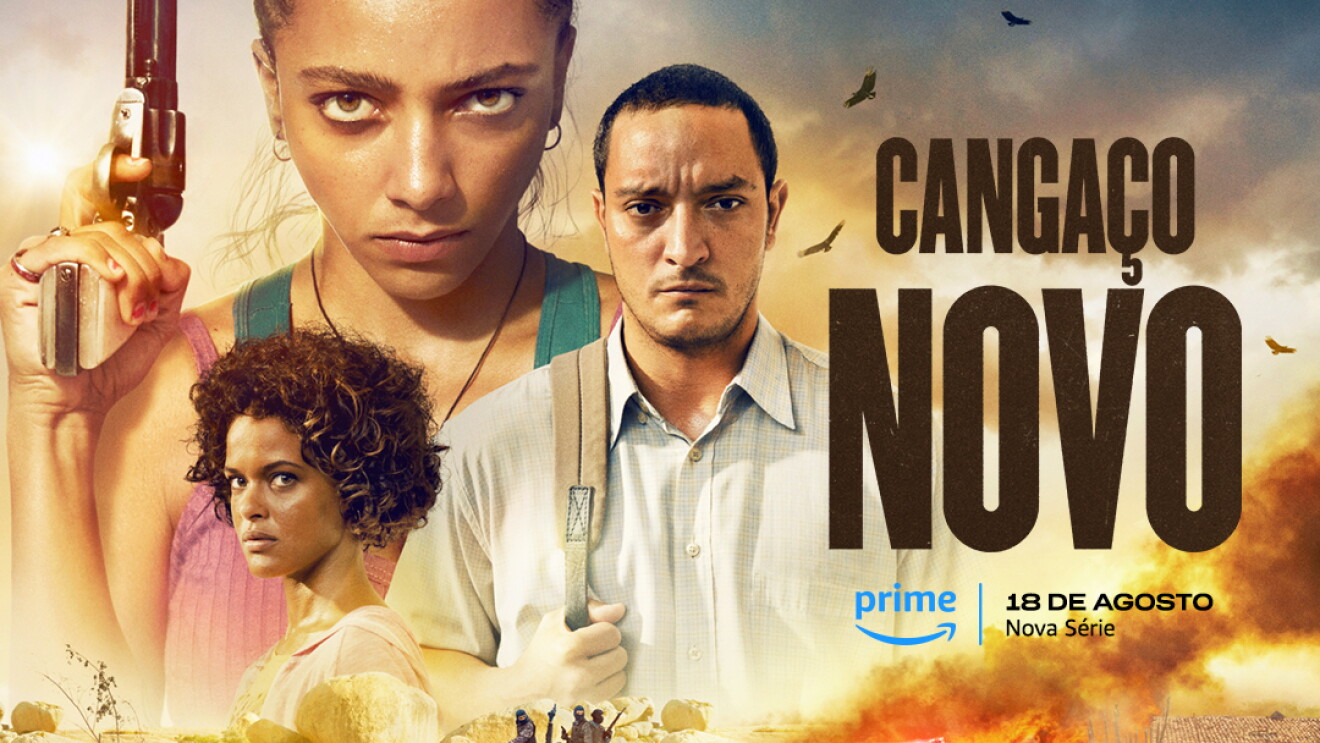 Cartaz da nova série brasileira original Amazon Cangaço Novo