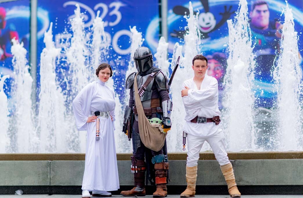 An image from the D23 fan expo show floor