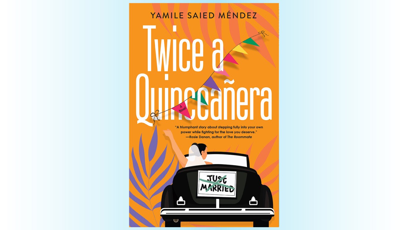 An image of the book cover of Twice A Quinceanera.