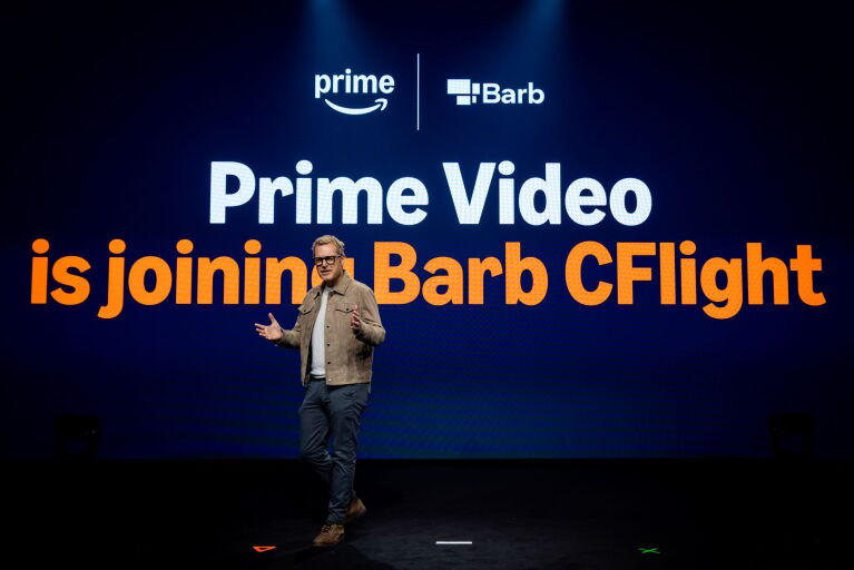 Phil Christer, UK Managing Director on stage at 2026 Amazon UK Upfront
