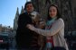 Lorena, la protagonista de la historia, aparece con su marido y su perro delante de la Sagrada Familia de Gaudí de Barcelona.